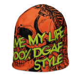 100% DGAF All-Over Print Beanie