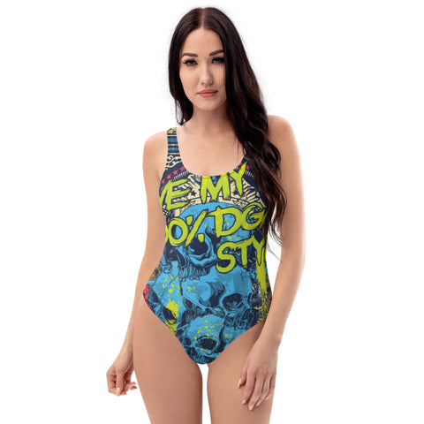 100% DGAF One-Piece Swimsuit