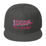 100% DGAF GIRL Flat Billed Snapback Hat