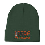 100% DGAF Embroidered Beanie