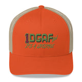 100% DGAF GIRL Mesh Trucker Cap