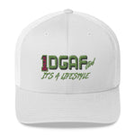 100% DGAF GIRL Mesh Trucker Cap