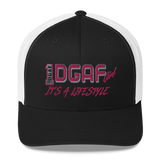 100% DGAF Girl Trucker Cap