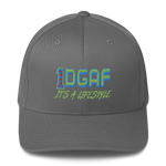 100% DGAF Flex Fit Structured Twill Cap