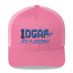 100% DGAF GIRL Mesh Trucker Cap