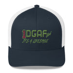 100% DGAF GIRL Mesh Trucker Cap