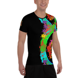 100% DGAF Multi Color Piece Symbol Athletic T-shirt