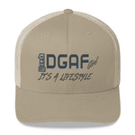 100% DGAF GIRL Mesh Trucker Cap