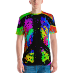 100%:DGAF Peace Sign All Over Print Men's T-shirt