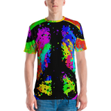 100%:DGAF Peace Sign All Over Print Men's T-shirt