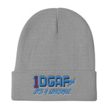 100% DGAF GIRL Embroidered Beanie