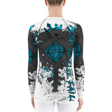 100% DGAF When All Else Fails .. Women's Rash Guard