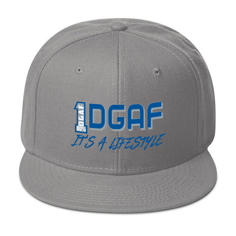 100% DGAF Flat Billed Snapback Hat