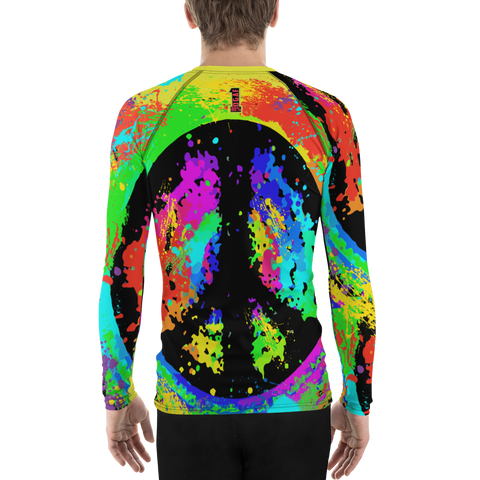 100% DGAF Make The World A Better Place Men's Rash Guard