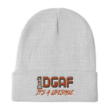 100% DGAF Embroidered Beanie