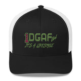 100% DGAF GIRL Mesh Trucker Cap