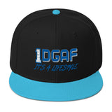 100% DGAF Flat Billed Snapback Hat