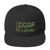 100% DGAF Flat Billed Snapback Hat