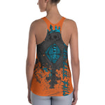 100% DGAF When All Else Fails .. All Over Print Women's Racerback Tank