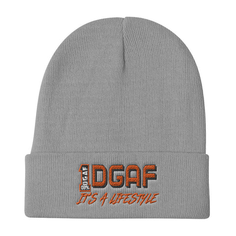 100% DGAF Embroidered Beanie