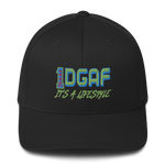 100% DGAF Flex Fit Structured Twill Cap