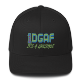 100% DGAF Flex Fit Structured Twill Cap