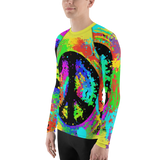 100% DGAF Make The World A Better Place Men's Rash Guard