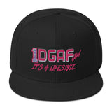 100% DGAF GIRL Flat Billed Snapback Hat