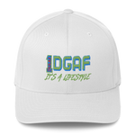 100% DGAF Flex Fit Structured Twill Cap