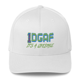 100% DGAF Flex Fit Structured Twill Cap