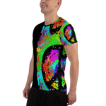 100% DGAF Multi Color Piece Symbol Athletic T-shirt