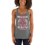 100% DGAF When All Else Fails .. Women's Racerback Tank