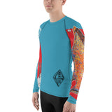 100% DGAF It's Never Too Deep .. Mens Rash Guard