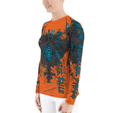 100% DGAF When All Else Fails .. Women's Rash Guard