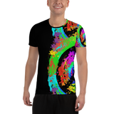 100% DGAF Multi Color Piece Symbol Athletic T-shirt