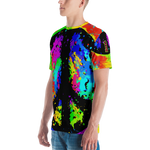 100%:DGAF Peace Sign All Over Print Men's T-shirt