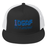 100% DGAF Flat Billed Trucker Cap