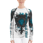 100% DGAF When All Else Fails .. Women's Rash Guard