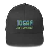 100% DGAF Flex Fit Structured Twill Cap