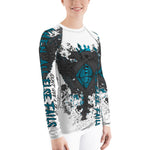 100% DGAF When All Else Fails .. Women's Rash Guard