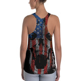 100% DGAF Love It Or Leave It .. All Over Print Women's Racerback Tank