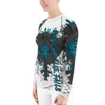 100% DGAF When All Else Fails .. Women's Rash Guard