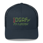 100% DGAF GIRL Mesh Trucker Cap