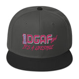 100% DGAF GIRL Flat Billed Snapback Hat