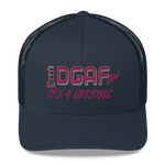 100% DGAF Girl Trucker Cap