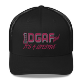 100% DGAF Girl Trucker Cap