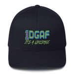 100% DGAF Flex Fit Structured Twill Cap