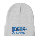 100% DGAF GIRL Embroidered Beanie