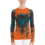 100% DGAF When All Else Fails .. Women's Rash Guard