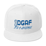 100% DGAF Flat Billed Snapback Hat